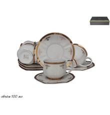 133-119 Кофейный набор 100 мл 12пр, АМПИР в под.уп.(х12)Фарфор