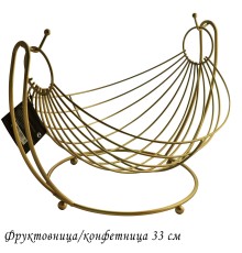 401-052 Фруктовница/конфетница 33см (х24)Металл
