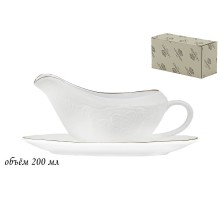 226-110 Соусник 200 мл с блюдцем MARIA GOLD в под.уп.(х36)Фарфор